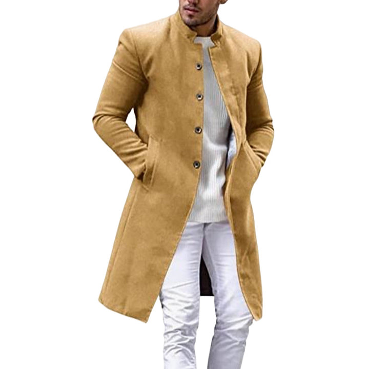 Herren eleganter Wool Trenchcoat Echoarchiv 1760892632