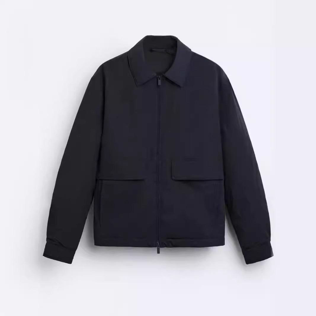Herren lässige Jacke mit praktischen Taschen und modernem Schnitt Echoarchiv