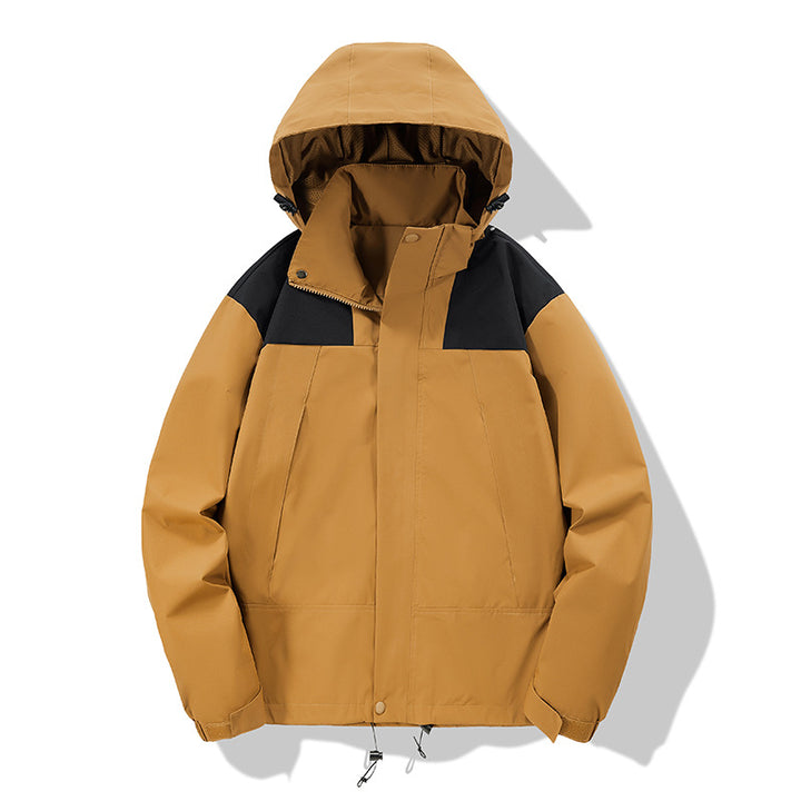 Unisex Leichte technische Softshell-Outdoorjacke mit Kapuze und verstellbarem Saum Echo Archiv