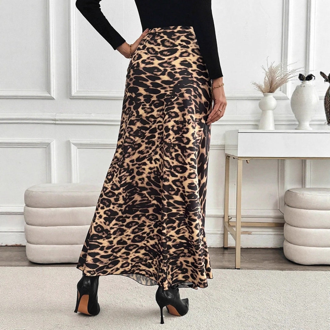 Damen Maxirock mit modischem Leopardenmuster Echo Archiv