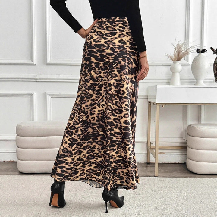 Damen Maxirock mit modischem Leopardenmuster Echo Archiv