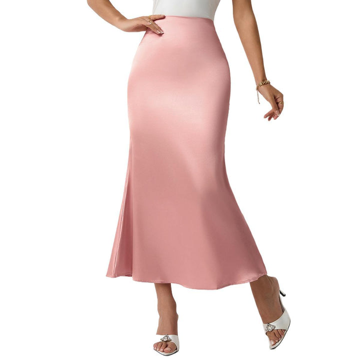 Damen Eleganter Maxirock mit fließendem Schnitt und hohem Bund Echo Archiv