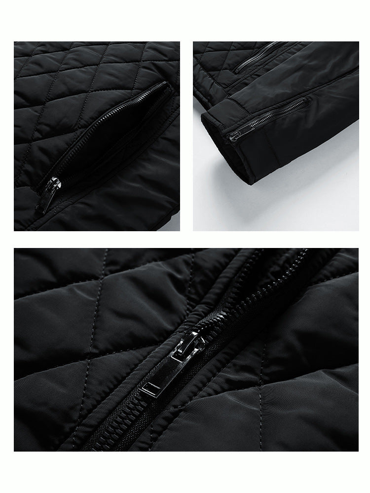 Herren Steppjacke mit Thermofutter und Stehkragen Echoarchiv