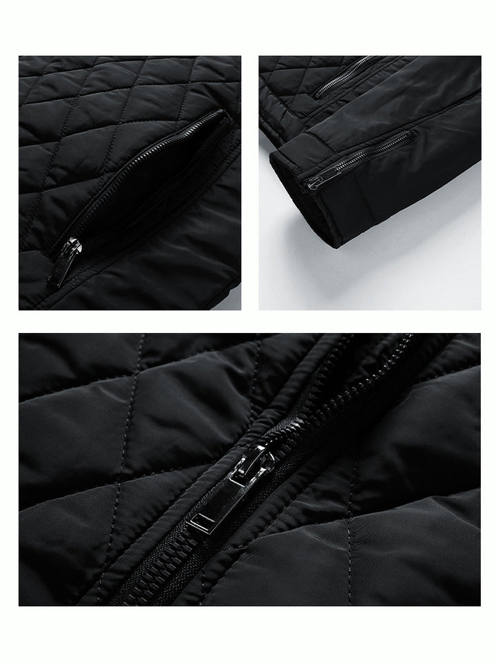 Herren Steppjacke mit Thermofutter und Stehkragen Echoarchiv