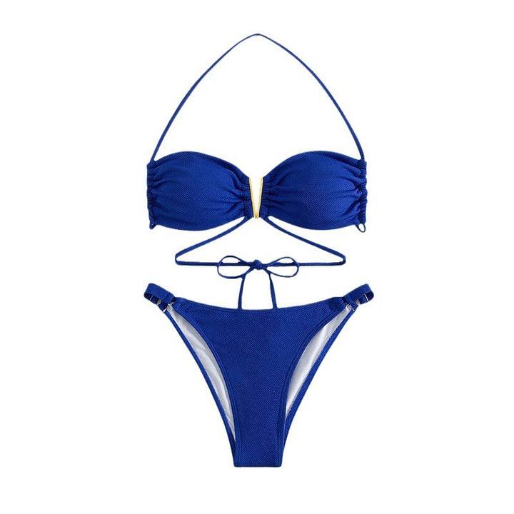 Damen Triangel-Bikini mit raffinierten Details und verstellbaren Trägern Echo Archiv