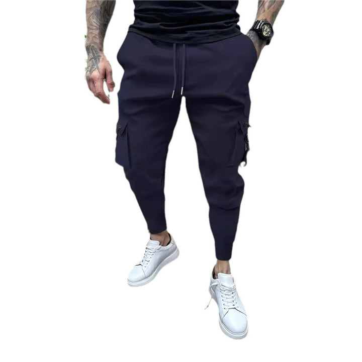 Herren modische Cargo-Jogginghose mit praktischen Taschen und elastischem Bund Echoarchiv