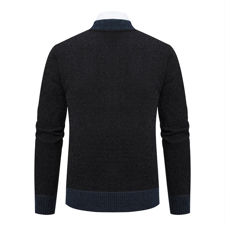 Herren sportive Strickjacke mit Reißverschluss und stilvollem Detail Echoarchiv