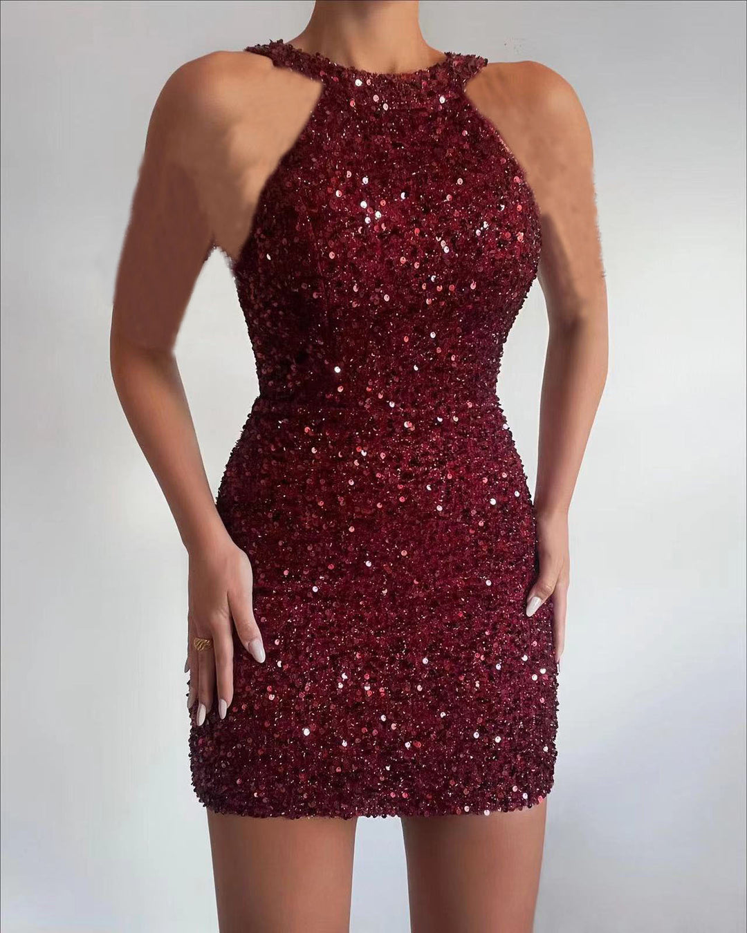Damen Glitzerndes Partykleid Echo Archiv
