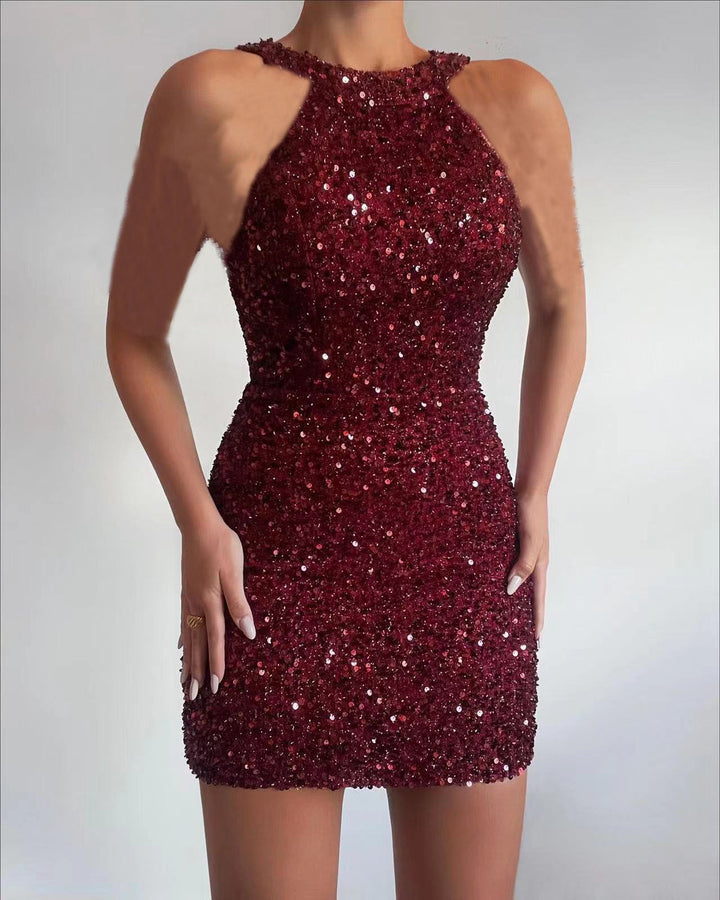 Damen Glitzerndes Partykleid Echo Archiv