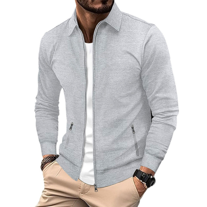 Herren moderne Freizeitjacke mit Reißverschluss und praktischen Seitentaschen Echoarchiv