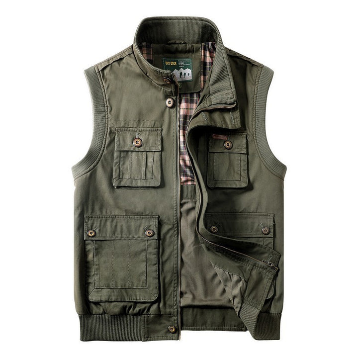 Herren vielseitige Outdoor-Weste mit zahlreichen Taschen Echoarchiv