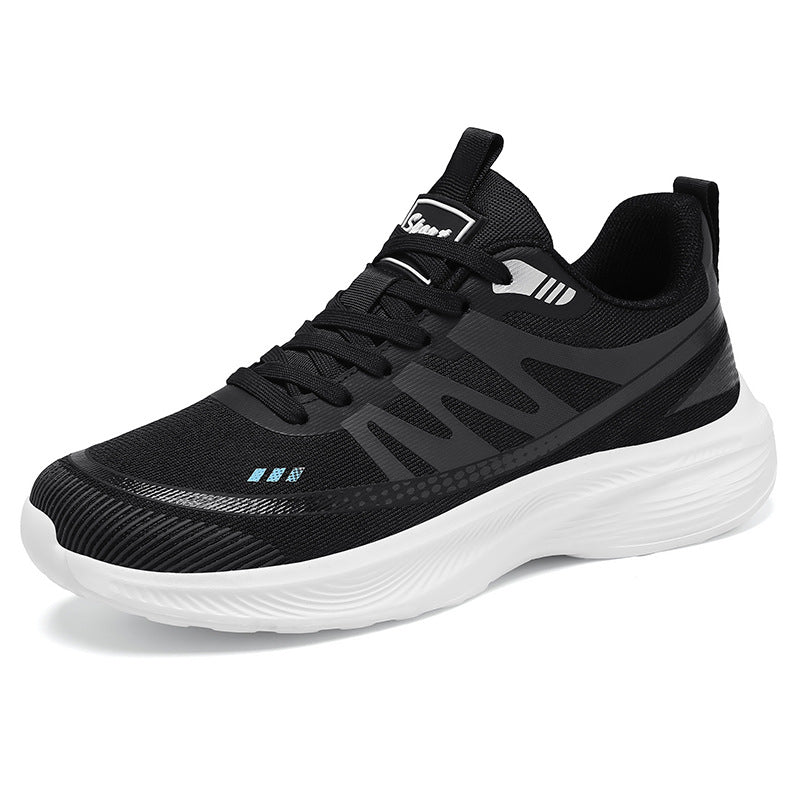 Herren nan leichte atmungsaktive Laufsneaker mit nahtlosem Strickobermaterial, gepolstertem Fersenkragen und reaktiver EVA-Dämpfung Echo Archiv