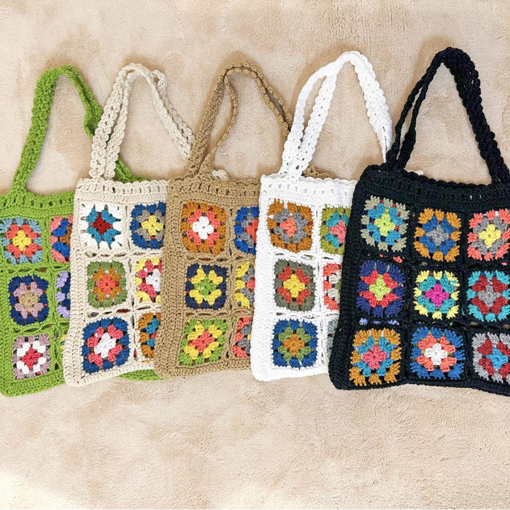 Damen Handgefertigte Häkel-Tasche Echo Archiv