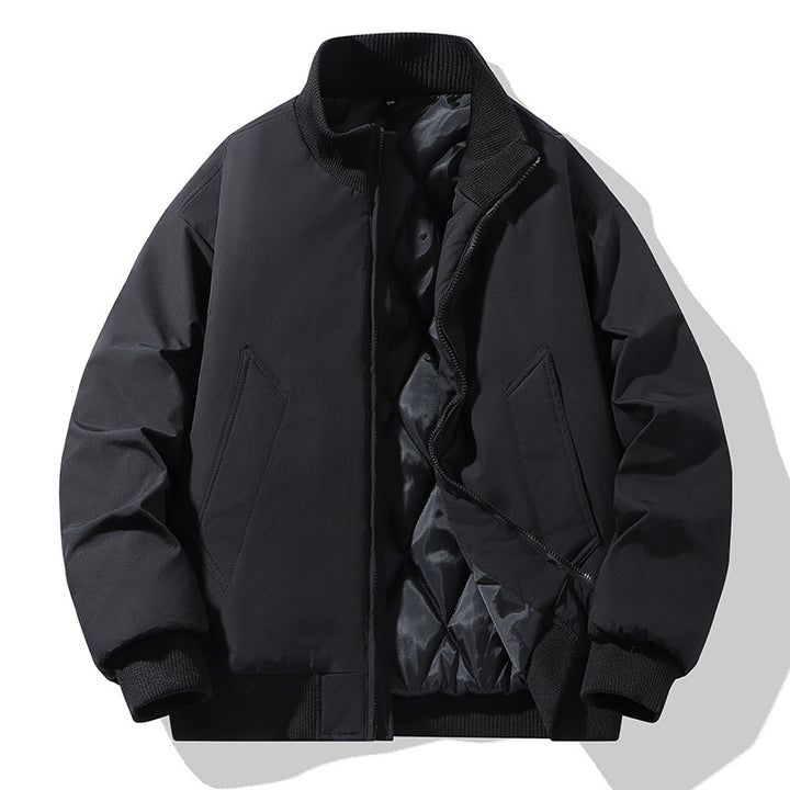 Herren modische Steppjacke mit hohem Kragen Echoarchiv