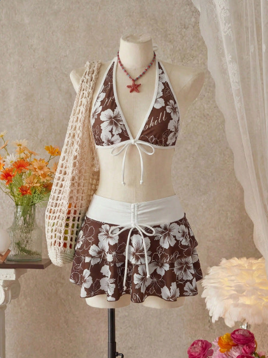 Damen Bikini-Set mit Rock Echo Archiv