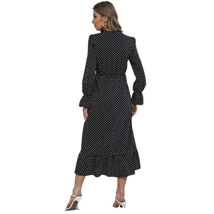 Damen Elegantes Midikleid mit Punktmuster Echo Archiv