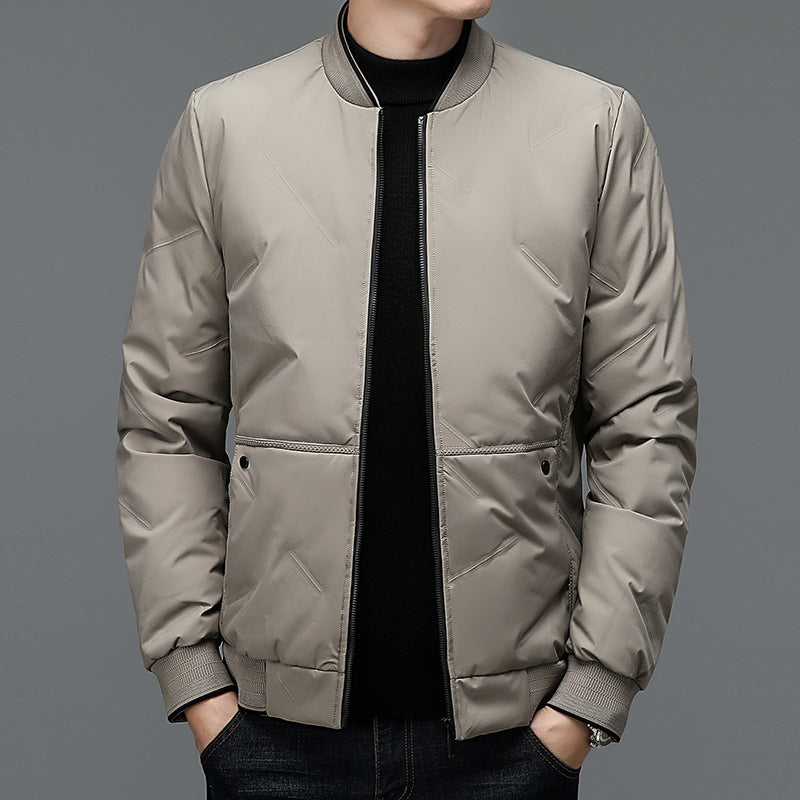 Herren Steppjacke mit elastischen Bündchen und praktischen Reißverschlusstaschen Echoarchiv