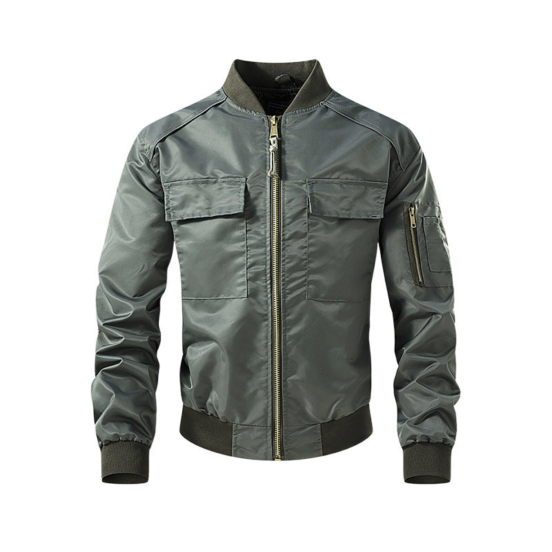 Herren leichte und strapazierfähige Bomberjacke mit technischen Details Echoarchiv