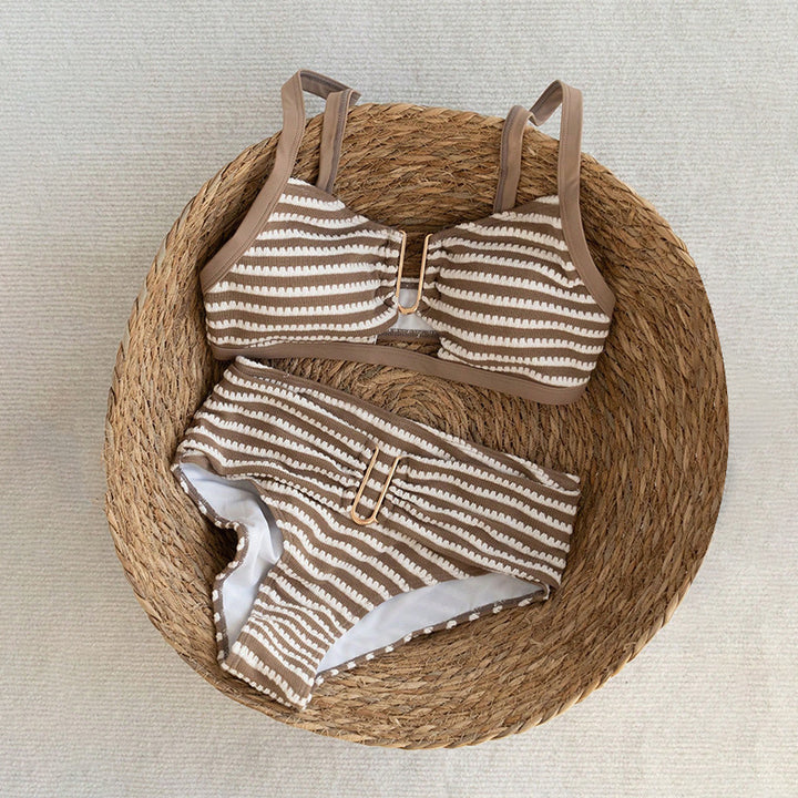 Damen Zweisitzer Bikini-Set mit raffiniertem Wickeldesign Echo Archiv
