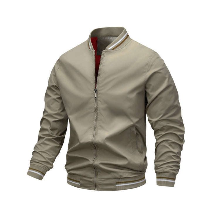 Herren Sportliche Retro Bomberjacke Echo Archiv