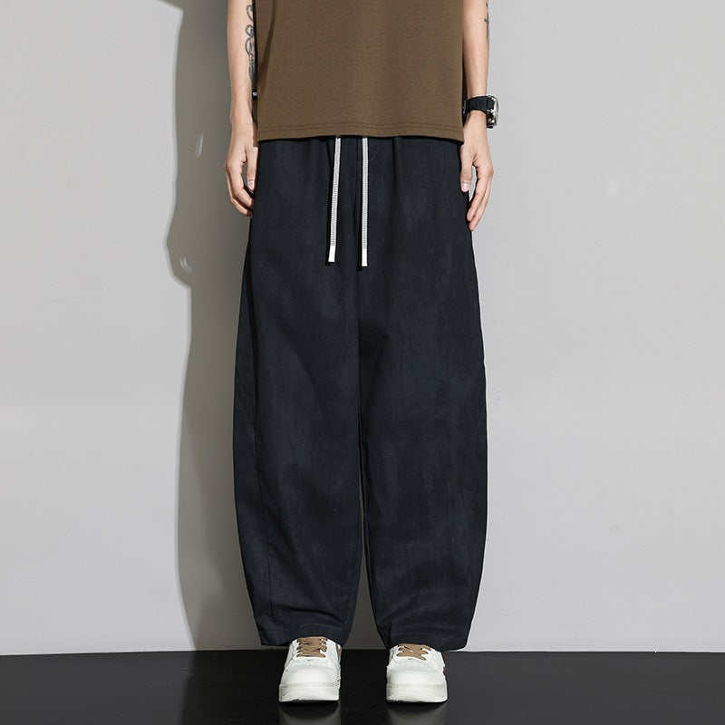 Herren Weite Baggy-Freizeithose mit Tunnelzugbund & Kordelzug Echoarchiv