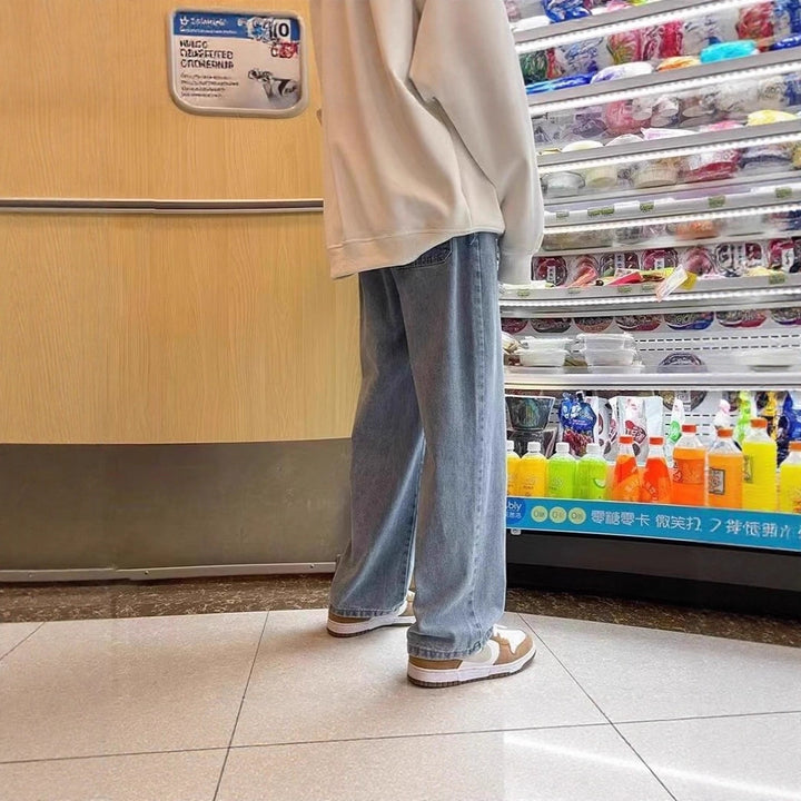 Herren Komfortable und modische Baggy-Jeans Echoarchiv