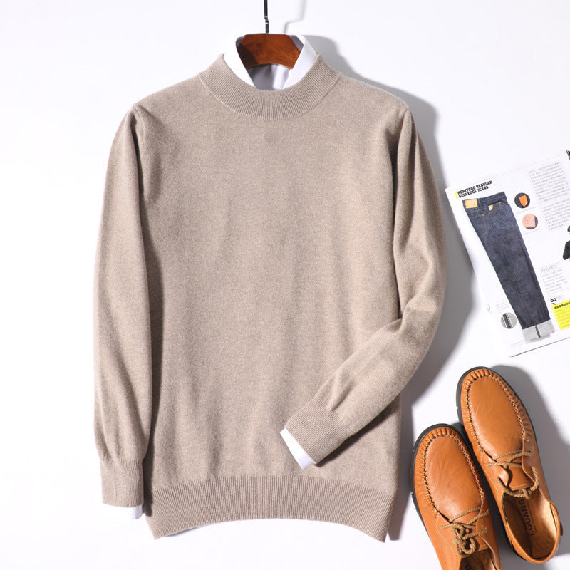 Herren Feiner Rollkragenpullover in schlanker Minimal‑Silhouette aus Woll‑Kaschmir‑Mix Echoarchiv