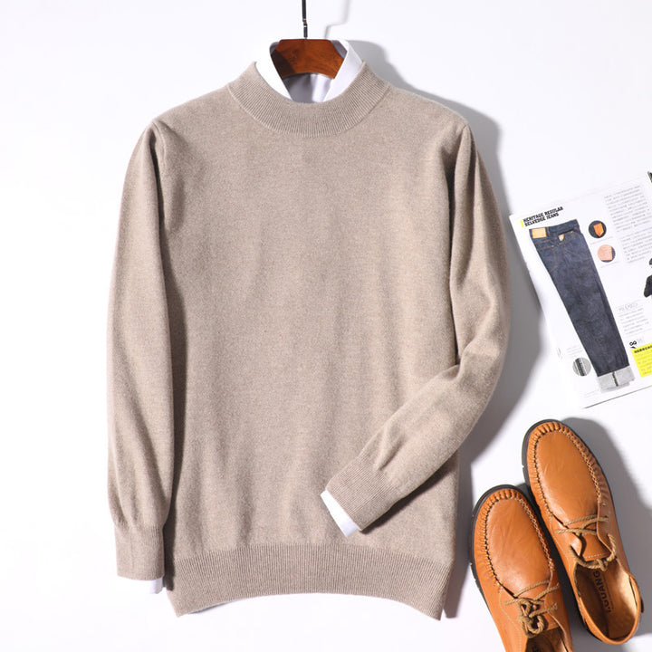 Herren Feiner Rollkragenpullover in schlanker Minimal‑Silhouette aus Woll‑Kaschmir‑Mix Echoarchiv