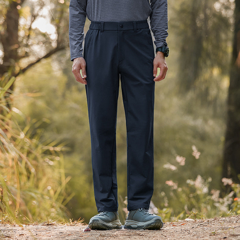 Herren funktionale Sommerhose mit elastischem Bund und praktischen Seitentaschen Echoarchiv