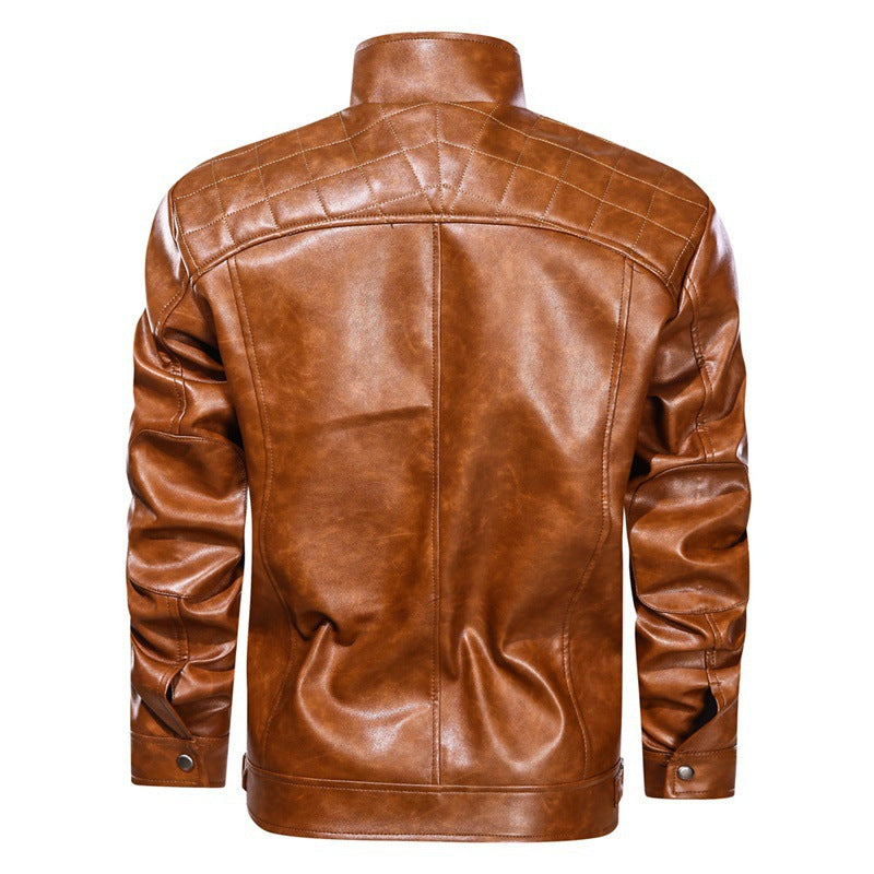 Herren modische Motorradjacke mit praktischen Taschen Echoarchiv