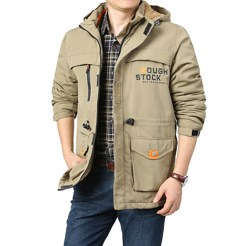 Herren Multifunktionale Outdoorjacke mit mehreren Taschen Echo Archiv
