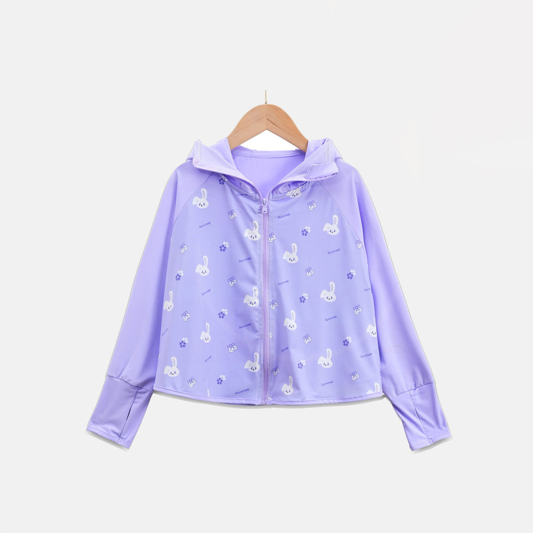 Mädchen Sonnenjacke mit Kapuze und UV-Schutz Echo Archiv