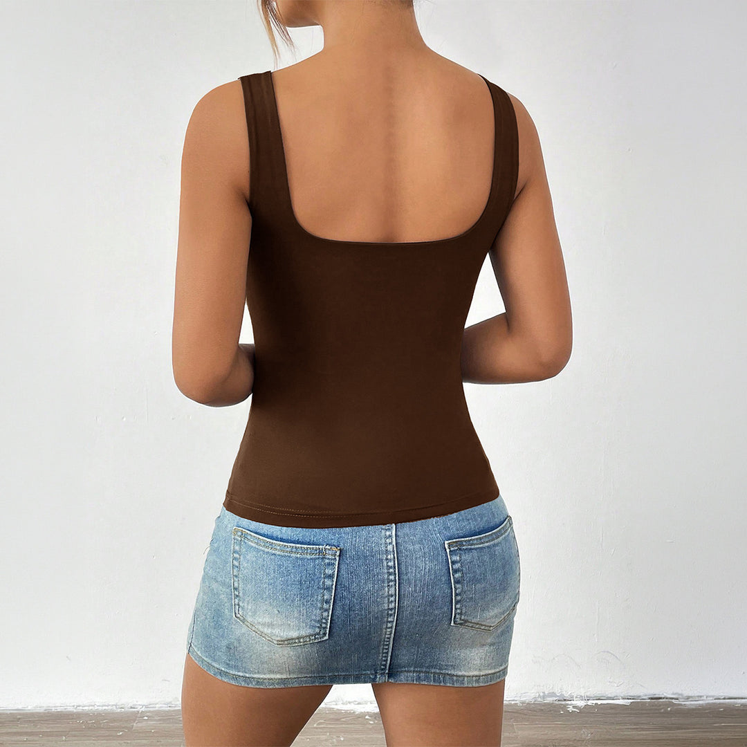 Damen Figure-Hugging Trägertop Echo Archiv