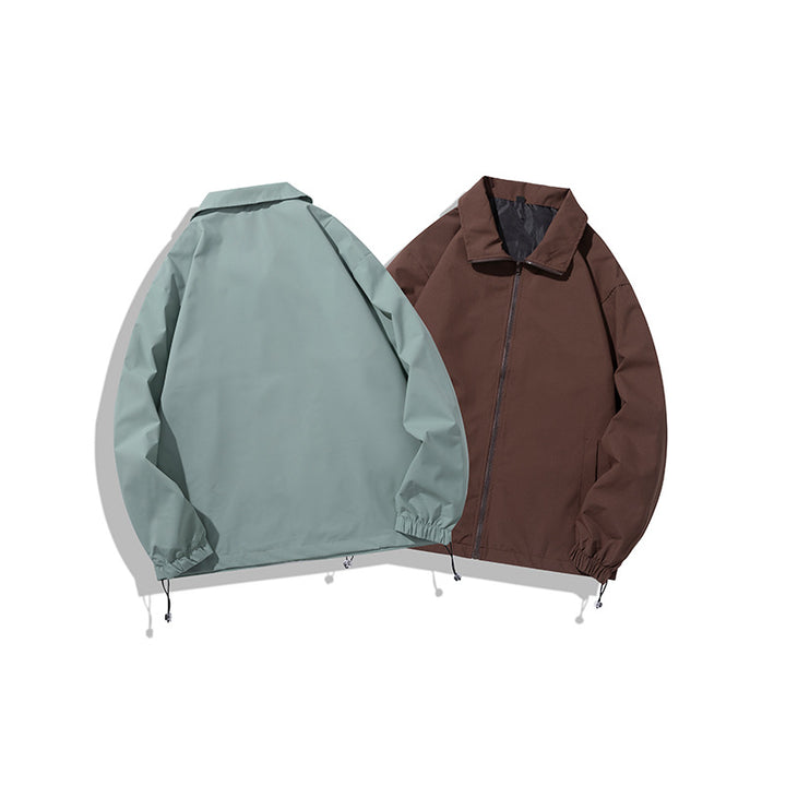 Herren Übergangsjacke mit verstellbarer Kapuze und elastischen Bündchen Echoarchiv