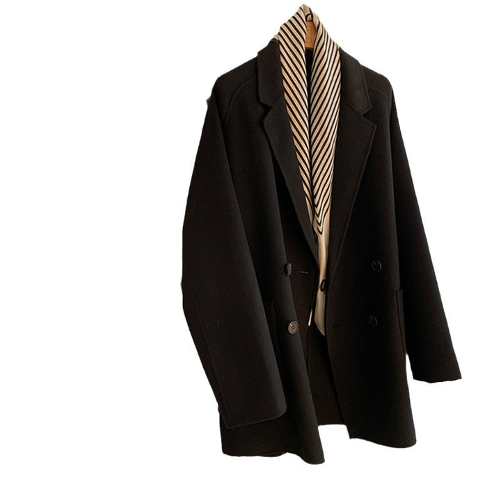 Damen Oversized Mantel mit Taillengürtel Echoarchiv
