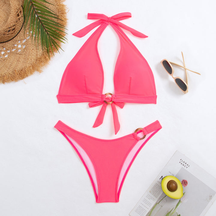 Damen Triangel-Bikini mit stilvollen Knotendetails Echo Archiv