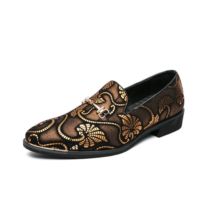 Herren eleganter Slip-On Loafer mit dekorativem Metalldetail, spitzer Form und gepolstertem Komfortfußbett Echo Archiv