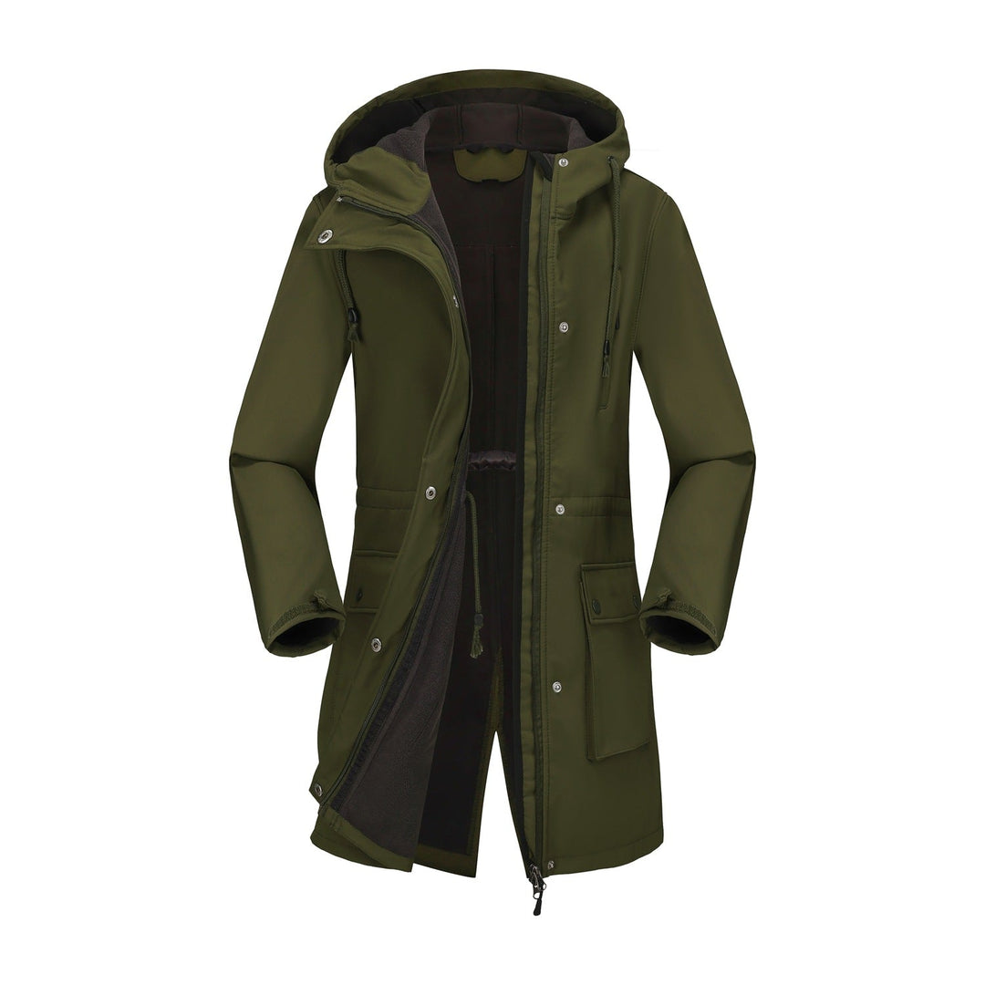 Damen funktionale Outdoor-Jacke mit verstellbarem Taillenzug und Innenfutter Echoarchiv