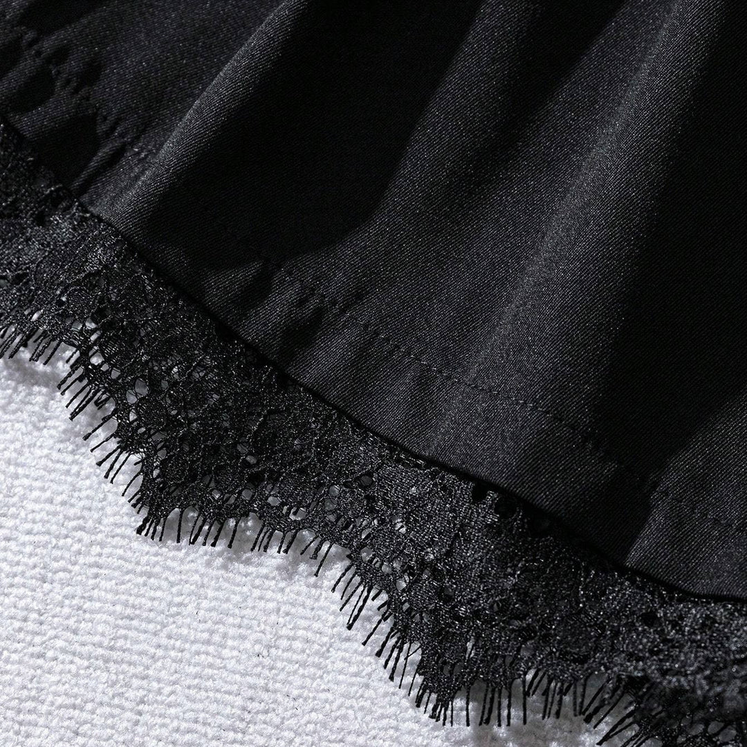 Damen Modische Shorts mit Spitzenbesatz Echo Archiv