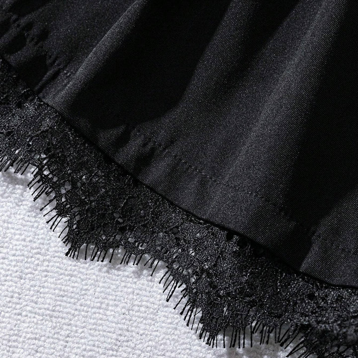 Damen Modische Shorts mit Spitzenbesatz Echo Archiv