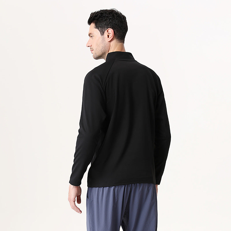 Herren Langarm-Funktionsshirt mit Stehkragen Echoarchiv
