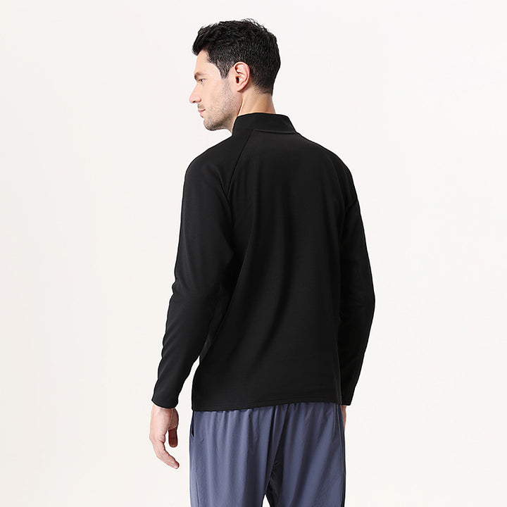 Herren Langarm-Funktionsshirt mit Stehkragen Echoarchiv