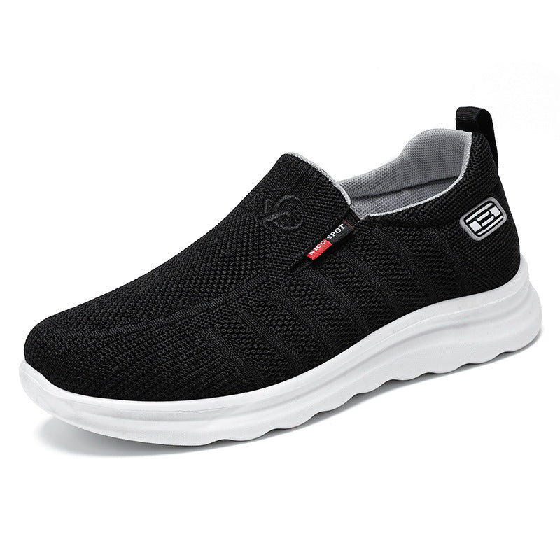 Herren nan atmungsaktiver gestrickter Slip-On Sneaker mit elastischem Einstieg und stoßdämpfender EVA-Zwischensohle Echo Archiv