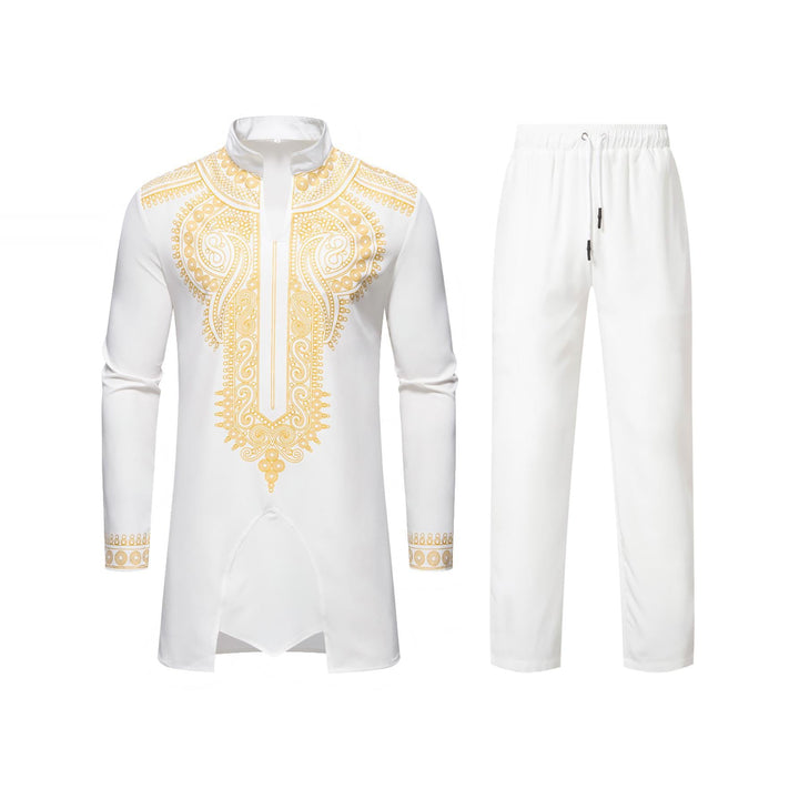 Herren Traditionelles Kaftan-Outfit mit einzigartiger Stickerei Echoarchiv