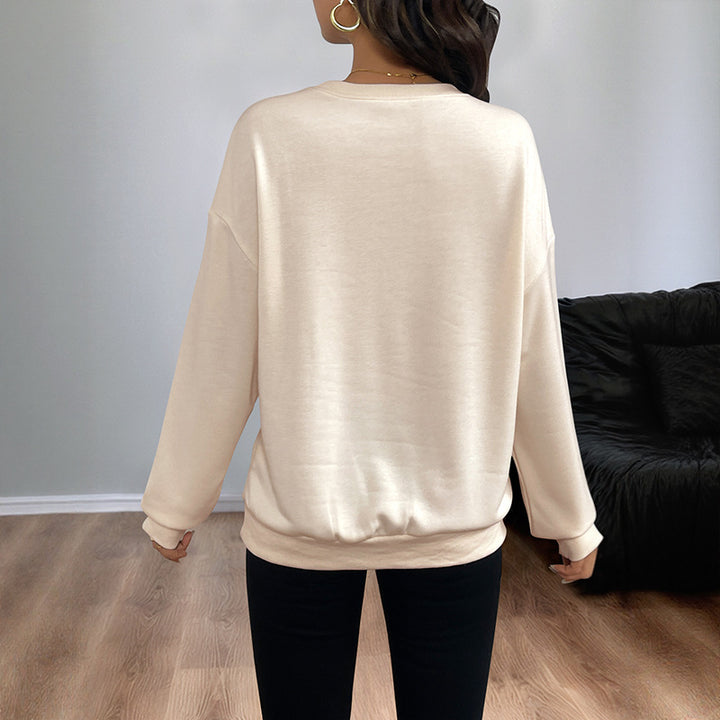 Damen Lässiger Pullover mit funkelndem Schleifenmotiv Echo Archiv