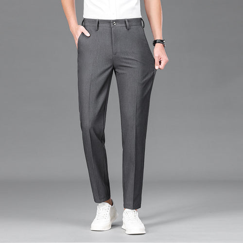 Herren elegante Chino-Hose mit schmalem Schnitt Echoarchiv