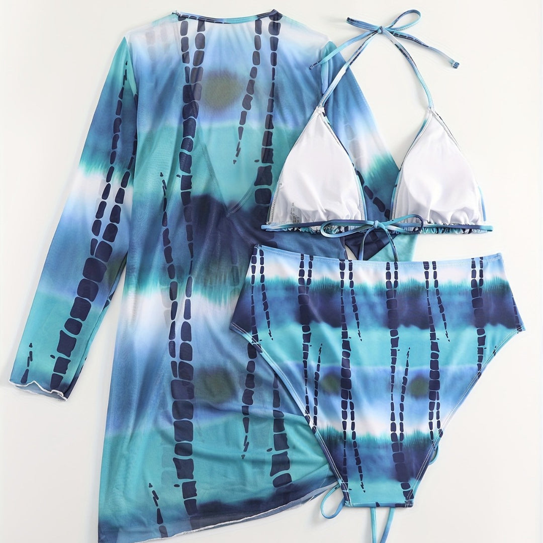 Damen Bikiniset mit elegantem Wickelkleid Echo Archiv