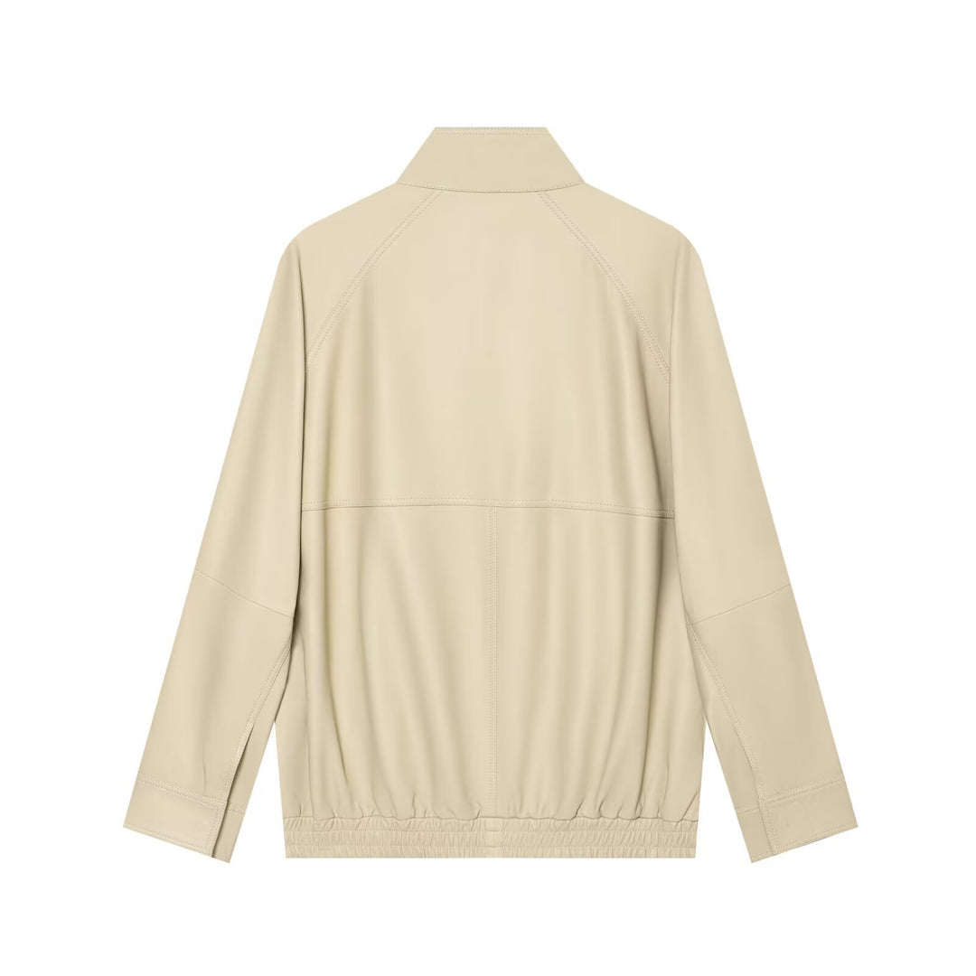 Damen Oversize Kunstleder-Blousonjacke mit Stehkragen Echo Archiv