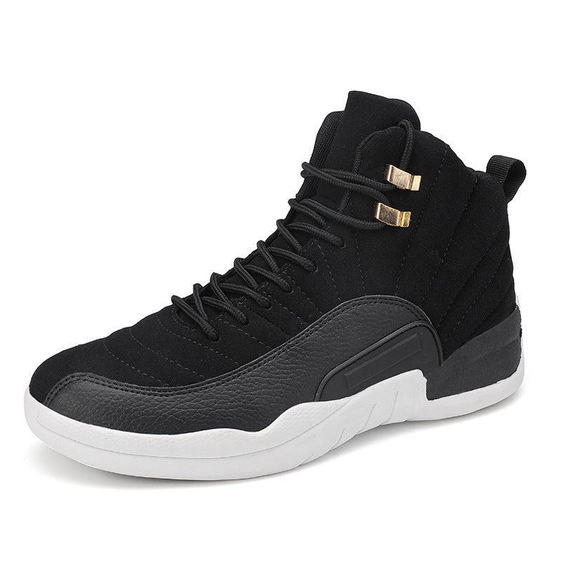 Herren High-Top Basketball-Sneaker mit gepolstertem Knöchelkragen und rutschfester Gummisohle – Norré