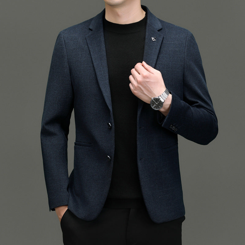Herren eleganter Freizeitblazer mit modernen Akzenten Echoarchiv